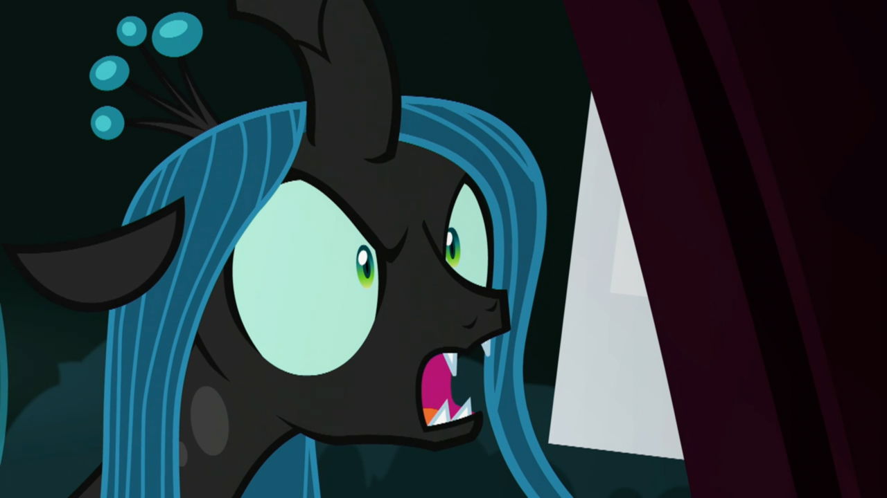 Safe Screencap Queen Chrysalis Changeling Changeling