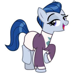 Size: 3200x3200 | Tagged: safe, artist:cheezedoodle96, ever essence, earth pony, pony, g4, the parent map, .svg available, balancing, clothes, female, high res, jacket, looking at you, mare, necktie, open mouth, raised hoof, simple background, smiling, solo, suit, svg, transparent background, vector