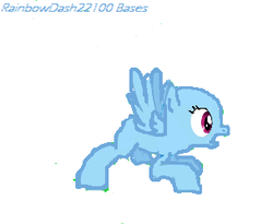 Size: 304x249 | Tagged: safe, artist:rainbowdash22100, rainbow dash, pony, smile hd, g4, base, moments before disaster