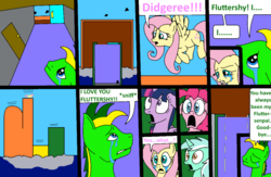 Size: 1023x667 | Tagged: safe, artist:didgereethebrony, fluttershy, lyra heartstrings, pinkie pie, twilight sparkle, oc, oc:didgeree, alicorn, pony, comic:wreck of the renaissance, g4, confession, crying, gasp, needs more saturation, ship, ship sinking, sinking, sinking ship, tears of pain, twilight sparkle (alicorn)