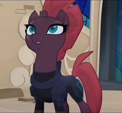 Size: 585x540 | Tagged: safe, screencap, tempest shadow, pony, unicorn, g4, my little pony: the movie, broken horn, cropped, female, horn, mare