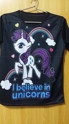 Size: 1152x2048 | Tagged: artist needed, safe, rarity, pony, unicorn, g4, clothes, irl, photo, rainbow, solo