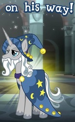 Size: 640x1037 | Tagged: safe, gameloft, star swirl the bearded, pony, g4, male, meme, solo, wow! glimmer