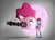 Size: 3609x2664 | Tagged: safe, artist:franschesco, pinkie pie, human, pony, robot, robot pony, g4, clothes, female, high res, humanized, magic, magic circle, minigun, party gatling gun, skirt