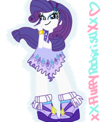Size: 1024x1229 | Tagged: safe, artist:xxfluffypachirisuxx, rarity, equestria girls, g4, my little pony equestria girls: legend of everfree, clothes, female, simple background, solo, transparent background