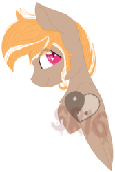 Size: 482x723 | Tagged: safe, artist:superrosey16, oc, oc only, oc:smokey, pegasus, pony, bust, male, portrait, simple background, solo, stallion, transparent background, watermark