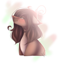 Size: 2052x2199 | Tagged: safe, artist:mauuwde, oc, oc only, oc:maude, earth pony, pony, bust, female, high res, mare, portrait, simple background, solo, transparent background