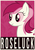 Size: 1190x1684 | Tagged: safe, artist:semonx, roseluck, earth pony, pony, g4, abstract background, female, hope poster, mare, poster, red background, show accurate, simple background, solo, text, vector