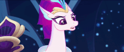Size: 600x253 | Tagged: safe, screencap, queen novo, jellyfish, seapony (g4), g4, my little pony: the movie, animated, female, gif, mare, protection, queen novo's orb, solo, underwater
