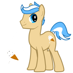 Size: 4000x4000 | Tagged: safe, artist:kiwiscribbles, oc, oc only, oc:vanilla daze, earth pony, pony, cutie mark, male, show accurate, simple background, solo, transparent background