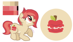 Size: 894x510 | Tagged: safe, artist:zafara1222, oc, oc only, oc:cameo macaroon, earth pony, pony, base used, female, filly, magical lesbian spawn, offspring, parent:babs seed, parent:twist, parents:babstwist, reference sheet, simple background, solo, transparent background