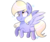 Size: 1133x951 | Tagged: safe, artist:lynchristina, derpy hooves, pegasus, pony, g4, bubble, female, mare, simple background, solo, transparent background