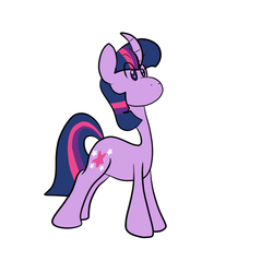 Size: 700x700 | Tagged: safe, twilight sparkle, pony, unicorn, g4, female, off model, simple background, solo, white background