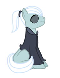 Size: 1020x1332 | Tagged: safe, artist:moonlightthegriffon, pony, base used, batou, ghost in the shell, male, ponified, simple background, sitting, solo, stallion, transparent background