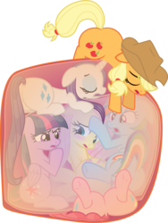 Size: 6000x7997 | Tagged: safe, artist:ithinkitsdivine, applejack, fluttershy, pinkie pie, rainbow dash, rarity, twilight sparkle, alicorn, earth pony, pegasus, pony, unicorn, absurd resolution, belly, belly bed, big belly, blushing, butt, endosoma, eyes closed, female, flutterprey, frown, impossibly large belly, internal, mane six, mare, open mouth, pinkie pred, pinkie prey, plot, predajack, preddash, preydash, preylight, raripred, rariprey, same size vore, show accurate, simple background, sleeping, transparent background, twilight sparkle (alicorn), twipred, vector, vore, voreception, x-ray