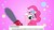Size: 640x360 | Tagged: safe, artist:misterdavey, edit, pinkie pie, pony, cupcakes hd, fanfic:cupcakes, g4, chainsaw, female, implied murder, solo