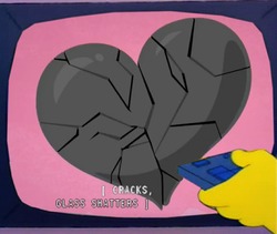 Size: 1074x907 | Tagged: safe, artist:dragk, g4, the break up breakdown, heartbreak, i love lisa, meme, no pony, simpsons did it, the simpsons