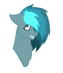 Size: 500x580 | Tagged: safe, artist:kaged-wolf, artist:synchr0wolf, oc, oc only, oc:cyberwave, earth pony, pony, bust, female, floppy ears, mare, simple background, solo, transparent background