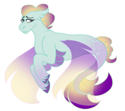 Size: 1570x1398 | Tagged: safe, artist:unicorn-mutual, oc, oc only, seapony (g4), offspring, parent:queen novo, parent:zephyr breeze, simple background, solo, transparent background