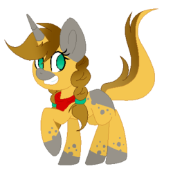 Size: 400x400 | Tagged: safe, artist:mintoria, oc, oc only, oc:greypaw, pony, unicorn, female, mare, simple background, solo, transparent background