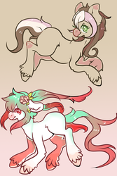 Size: 934x1400 | Tagged: safe, artist:fursalot, oc, oc only, earth pony, pony, flower, flower in hair, unshorn fetlocks