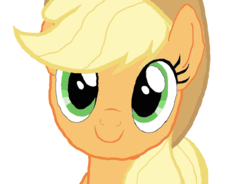 Size: 820x603 | Tagged: safe, artist:optimusv42, applejack, earth pony, pony, buckball season, g4, cute, female, simple background, solo, white background