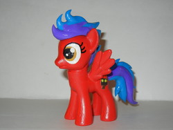 Size: 4000x3000 | Tagged: safe, artist:silverband7, oc, oc:timberwolf, pegasus, pony, customized toy, female, irl, mare, photo, solo, toy