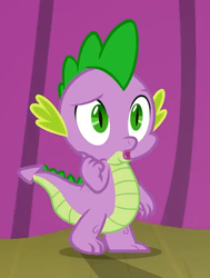 Size: 536x708 | Tagged: safe, screencap, spike, dragon, g4, horse play, claws, cropped, male, solo