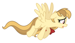 Size: 4000x2330 | Tagged: safe, artist:estories, oc, oc only, oc:alice goldenfeather, pegasus, pony, g4, female, flying, high res, mare, simple background, solo, transparent background, vector