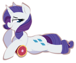 Size: 3042x2517 | Tagged: safe, artist:modularpon, artist:themodpony, rarity, g4, female, high res, lineless, lying, simple background, solo, transparent background