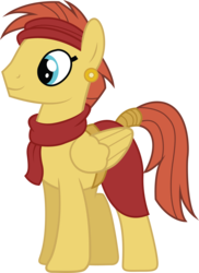 Size: 2274x3123 | Tagged: safe, artist:duskthebatpack, oc, oc only, oc:sirocco breeze, pegasus, pony, clothes, ear piercing, earring, egyptian, headband, high res, jewelry, male, piercing, simple background, solo, stallion, transparent background, vector
