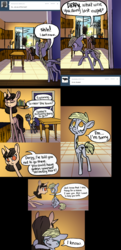 Size: 2560x5298 | Tagged: safe, artist:quintessentially-peculiar, derpy hooves, oc, oc:vinny, pegasus, pony, unicorn, tumblr:ask little derpy, g4, ask, comic, crying, tumblr