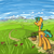 Size: 4000x4000 | Tagged: safe, artist:hyper dash, snails, pony, unicorn, g4, bucket, carrying, field, grass, looking away, male, mountain, outdoors, road, solo, standing, yoke