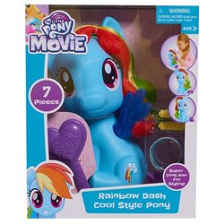 Size: 450x450 | Tagged: safe, applejack, rainbow dash, human, g4, my little pony: the movie, irl, irl human, looking at you, merchandise, photo, toy