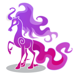 Size: 5000x5200 | Tagged: safe, artist:dragonchaser123, gameloft, reformed windigo, windigo, g4, my little pony: magic princess, absurd resolution, blank eyes, ethereal mane, raised hoof, simple background, solo, transparent background, vector