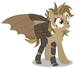 Size: 6192x5544 | Tagged: safe, artist:dragonchaser123, oc, oc only, oc:tinker (ice1517), cyborg, pegasus, pony, icey-verse, absurd resolution, amputee, artificial wings, augmented, female, mare, mechanical wing, next generation, offspring, parent:derpy hooves, parent:doctor whooves, parents:doctorderpy, prosthetic limb, prosthetic wing, prosthetics, simple background, solo, transparent background, wings