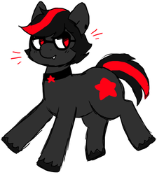 Size: 617x689 | Tagged: safe, artist:reclimb, oc, oc only, oc:phantom star, pony, solo