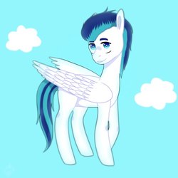 Size: 625x625 | Tagged: artist needed, safe, oc, oc only, oc:bloodray, pegasus, pony, male, solo