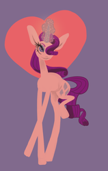 Size: 687x1089 | Tagged: safe, artist:g-sidez, rarity, pony, unicorn, g4, female, mare, solo