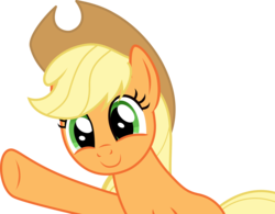 Size: 2828x2202 | Tagged: safe, artist:paganmuffin, applejack, earth pony, pony, g4, non-compete clause, female, hat, high res, mare, simple background, smiling, solo, transparent background