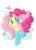 Size: 2430x3384 | Tagged: dead source, safe, artist:vincher, fluttershy, pinkie pie, earth pony, pegasus, pony, g4, clothes, colored pupils, cute, diapinkes, eye contact, featured image, female, heart, high res, lesbian, looking at each other, mare, scarf, shared clothing, shared scarf, ship:flutterpie, shipping, shyabetes, simple background, smiling, transparent background
