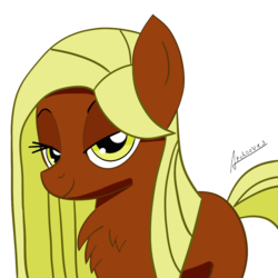 Size: 1080x1080 | Tagged: safe, oc, oc only, oc:xocolatl, pony, base used, chest fluff, fluffy, simple background, solo, transparent background