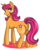 Size: 1024x1292 | Tagged: safe, artist:rockmangurl, sparkleworks, pony, unicorn, g3, g4, bedroom eyes, butt, g3 to g4, generation leap, looking at you, plot, simple background, solo, transparent background, unicornified