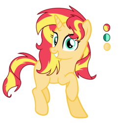 Size: 1888x1928 | Tagged: dead source, safe, artist:rainbows-skies, sunset shimmer, pony, unicorn, g4, base used, cute, female, grin, happy, looking at you, mare, messy mane, raised hoof, shimmerbetes, simple background, smiling, solo, transparent background