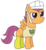Size: 983x1074 | Tagged: safe, artist:supahdonarudo, scootaloo, frog, g4, animal crossing, clothes, cosplay, costume, female, helmet, name pun, scoot (animal crossing), shirt, simple background, socks, solo, transparent background, vinesauce