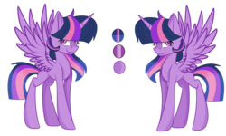 Size: 4248x2544 | Tagged: safe, artist:rainbows-skies, twilight sparkle, alicorn, pony, g4, base used, female, simple background, solo, transparent background, twilight sparkle (alicorn)