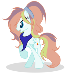 Size: 1024x1096 | Tagged: safe, artist:mintoria, oc, oc only, oc:spectrum cloud, pegasus, pony, female, mare, simple background, solo, transparent background