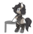 Size: 2141x2237 | Tagged: safe, artist:davierocket, oc, oc only, oc:longfolia, pony, clothes, crossdressing, fishnet clothing, fishnet stockings, high res, looking back, male, messy mane, painted, see-through, simple background, socks, solo, thigh highs, transparent background