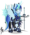 Size: 1600x1862 | Tagged: safe, artist:aleriastarlight, oc, oc only, oc:caeleste aurorae frostfall, alicorn, pony, alicorn oc, armor, badass, boots, clothes, collar, cutie mark background, digital art, dungeons and dragons, epic, fantasy class, female, glowing horn, horn, jewelry, leg strap, leggings, looking sideways, magic, mare, necklace, scarf, shoes, signature, simple background, solo, style emulation, sword, telekinesis, transparent background, vector, warrior, weapon, wingding eyes