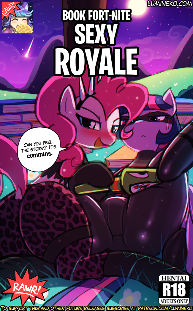 1738441 Alicorn Artist Lumineko Blushing Book Clothes Cloud - cloud comic comic book fort nite sexy royale comic cover cover cover page doujin earth pony explicit female flower fortnite grass hairband